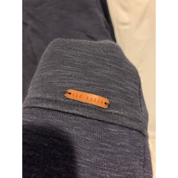 Ted Baker  Grayish Purple  Size 4 Quarter Zip Pullover Mens - Picture 3 of 7